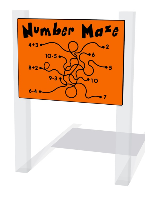 Number Maze Play Panel